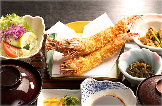 エビフライ定食